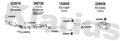 Układ wydechowy KLARIUS 362370E