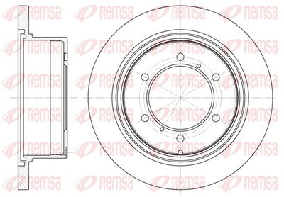 Tarcza hamulcowa REMSA 6552.00