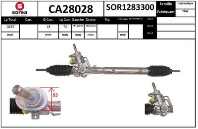 LENKGETRIEBE SNRA CA28028