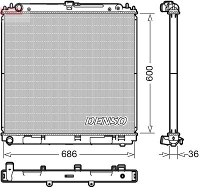 DENSO DRM46041 Крышка радиатора  для NISSAN NP300 (Ниссан Нп300)