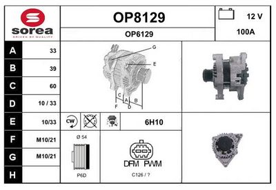 GENERATOR SNRA OP8129