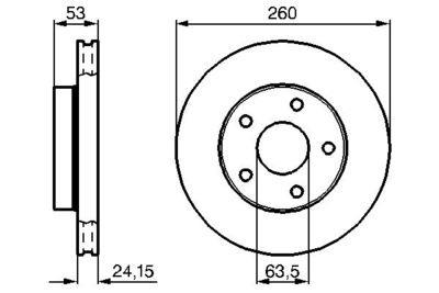 Brake Disc 0 986 478 195