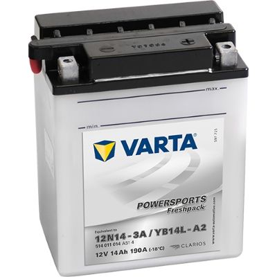 Стартерная аккумуляторная батарея VARTA 514011014A514 для CAGIVA 500