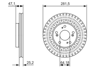 Brake Disc 0 986 479 781