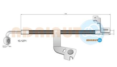 ADRIAUTO 13.1271 Тормозной шланг для FORD ESCORT V (AAL, ABL) 1.8 XR3i 16V 4x4 ADRIAUTO 13.1271 Тормозной шланг для FORD ESCORT V (AAL, ABL) 1.8 XR3i 16V 4x4