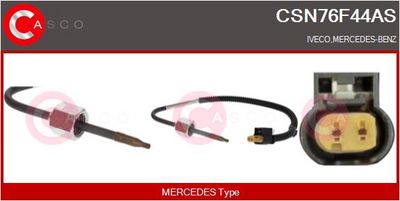 SENZOR TEMPERATURA GAZE EVACUARE CASCO CSN76F44AS