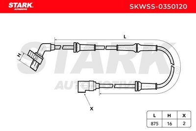 датчик, обороти на колелото STARK SKWSS-0350120