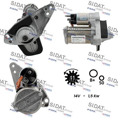 STARTER SIDAT S12BH0689
