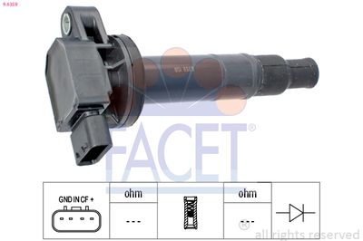 Cewka zapłonowa FACET 9.6359