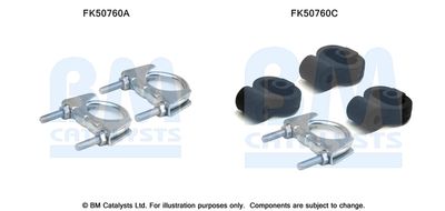 Монтажен комплект, изпускателна тръба BM Catalysts FK50760