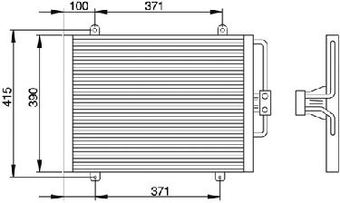 Condensor, airconditioning