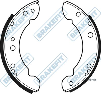APEC Brake Shoe Set BSH1087