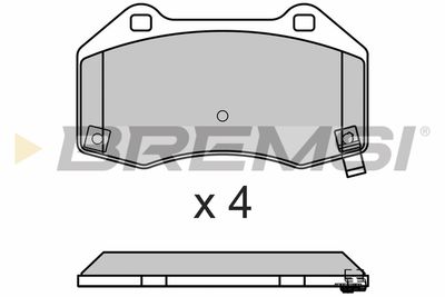BREMSI BP3675 Тормозные колодки и сигнализаторы для OPEL CORSA E Фургон/хетчбэк (X15) 1.3 CDTI (08) BREMSI BP3675 Тормозные колодки и сигнализаторы для OPEL CORSA E Фургон/хетчбэк (X15) 1.3 CDTI (08)