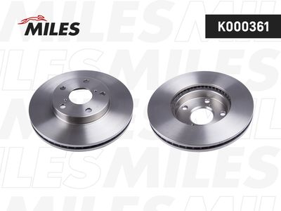 MILES K000361 Тормозные диски для TOYOTA RAV 4 II (_A2_) 1.8 (ZCA25_, ZCA26_) MILES K000361 Тормозные диски для TOYOTA RAV 4 II (_A2_) 1.8 (ZCA25_, ZCA26_)