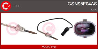 SENZOR TEMPERATURA GAZE EVACUARE