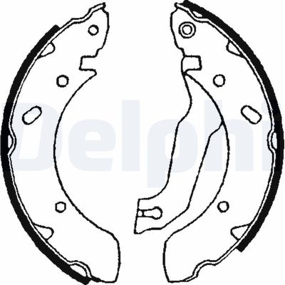 Brake Shoe Set LS1610