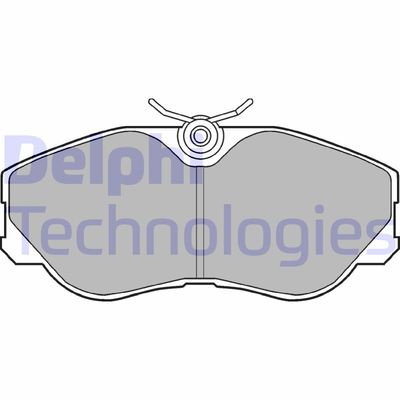 Комплект тормозных колодок, дисковый тормоз DELPHI LP956 для NISSAN 300ZX