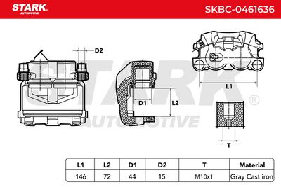 спирачен апарат STARK SKBC-0461636