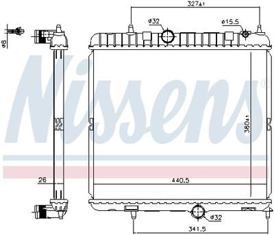 KüHLER MOTORKüHLUNG NISSENS 636028 4