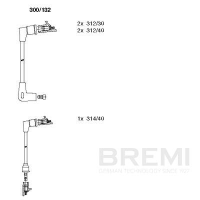 SET CABLAJ APRINDER BREMI 300132