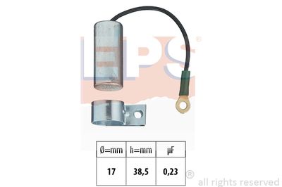 Конденсатор, система зажигания EPS 1.115.023 для DACIA 1310