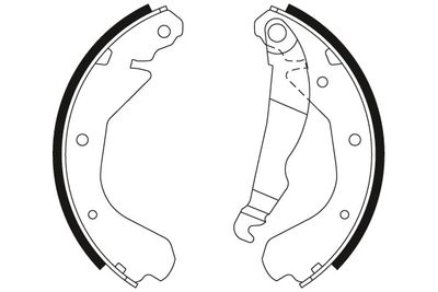 Brake Shoe Set GS6212