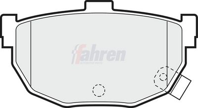 Fahren Brake Pad Set, disc brake FBP3426