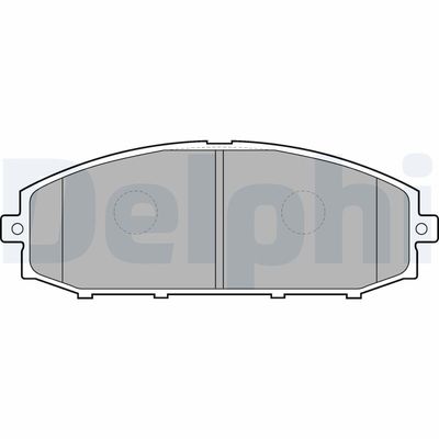 Комплект тормозных колодок, дисковый тормоз LP1305