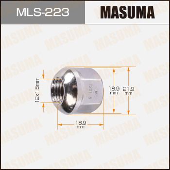 MASUMA MLS-223 Болт кріплення колеса для HONDA (Хонда)