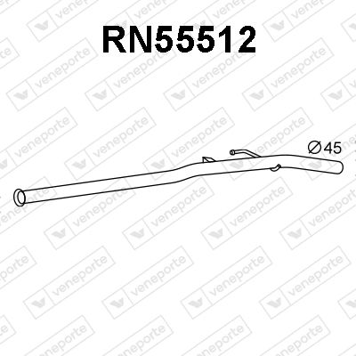 ABGASROHR VENEPORTE RN55512