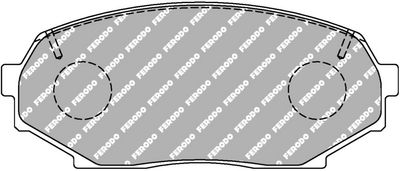 BREMSBELAGSATZ SCHEIBENBREMSE FERODO RACING FDS653
