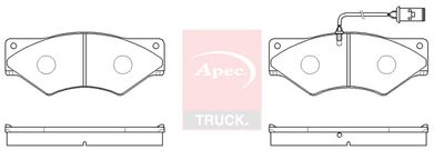 APEC Brake Pad Set, disc brake PAD29001