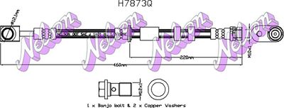 KAWE H7873Q Тормозной шланг для FORD FOCUS (Форд Фокус)