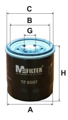 Масляный фильтр MFILTER TF 6507 для SUZUKI CAPPUCCINO