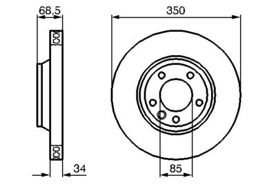 DISC FRANA BOSCH 0986479249 4