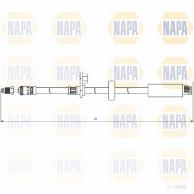 Brake Hose NAPA NBH1031