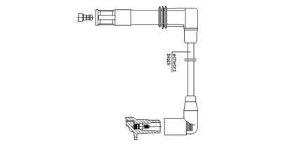Провод зажигания BREMI 1A13/26 для AUDI A2