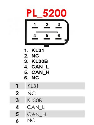GENERATOR / ALTERNATOR AS-PL A01142SEG 5