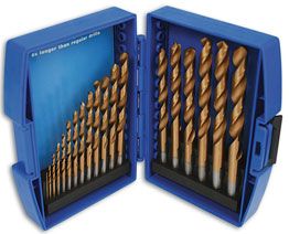 Laser Tools Titanium Coated Drill Set 19pc