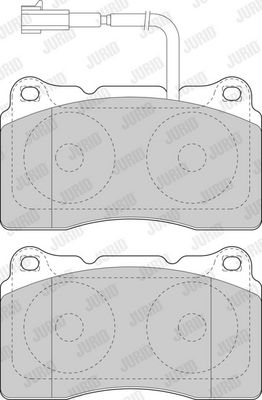 BREMSBELAGSATZ SCHEIBENBREMSE JURID 573637J