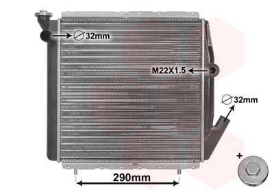 Радиатор, охлаждение двигателя VAN WEZEL 43002070 для RENAULT RAPID