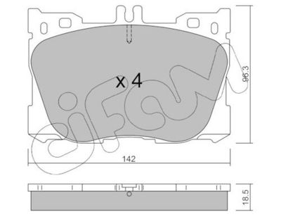 SET PLACUTE FRANA FRANA DISC CIFAM 82211340