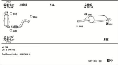 Układ wydechowy WALKER CIK132719C