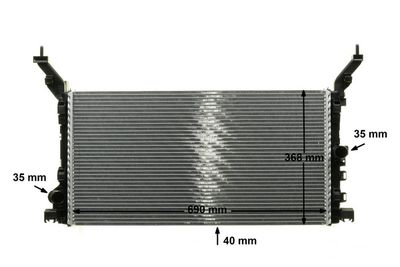 RADIATOR RACIRE MOTOR MAHLE CR896000P 10