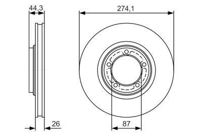 Brake Disc 0 986 479 S79