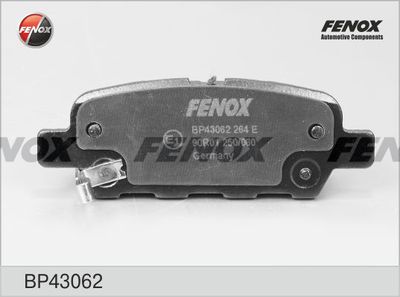 FENOX BP43062 Тормозные колодки и сигнализаторы  для INFINITI  (Инфинити Фx)