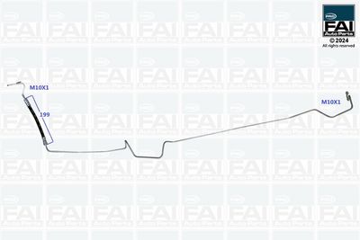 Przewód hamulcowy elastyczny FAI AUTOPARTS FPBH270