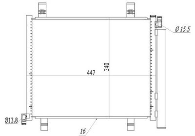 KONDENSATOR KLIMAANLAGE