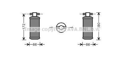 Осушитель, кондиционер AVA QUALITY COOLING HDD184 для HONDA PRELUDE