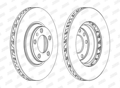 Brzdový kotouč JURID 562360JC-1